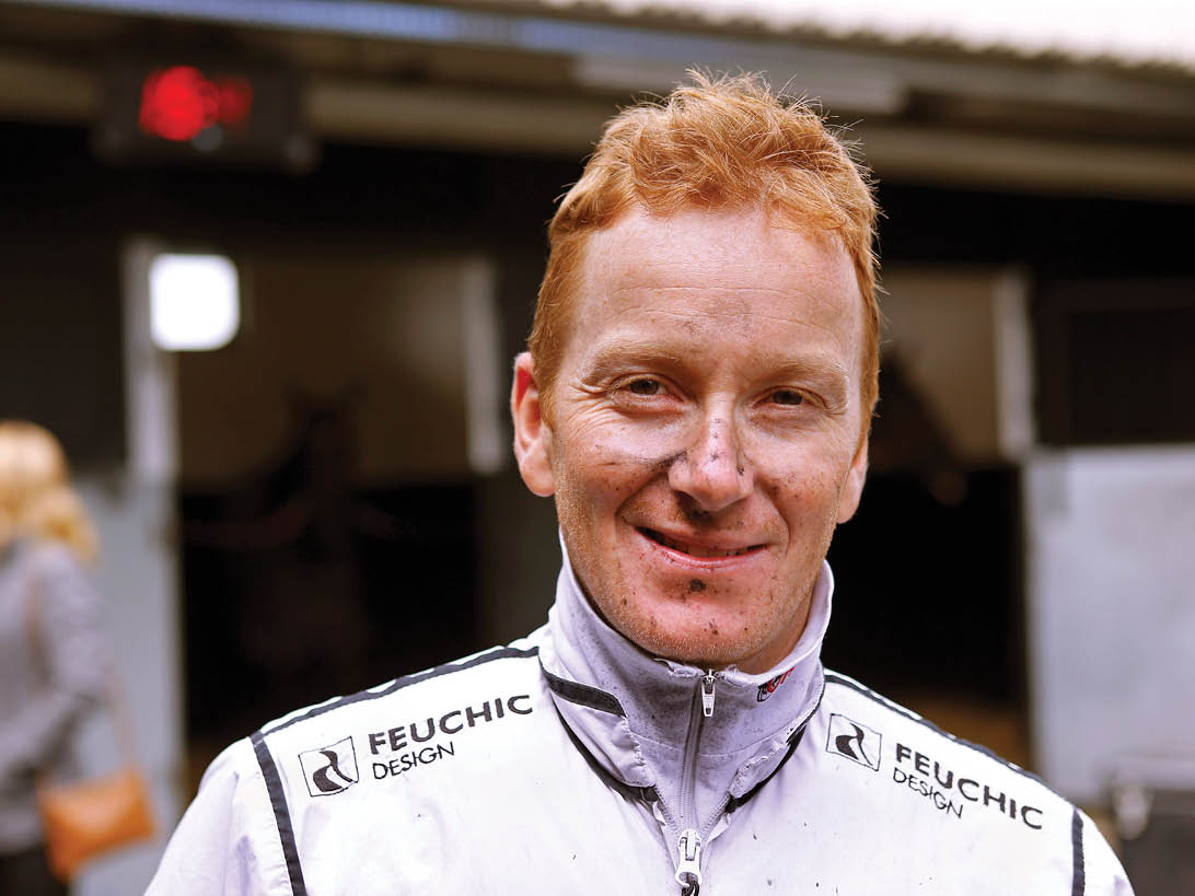 Foto: Maria Holm√©n/TR Bild.Vincennes 20190907..Romain Derieux p√• stallback