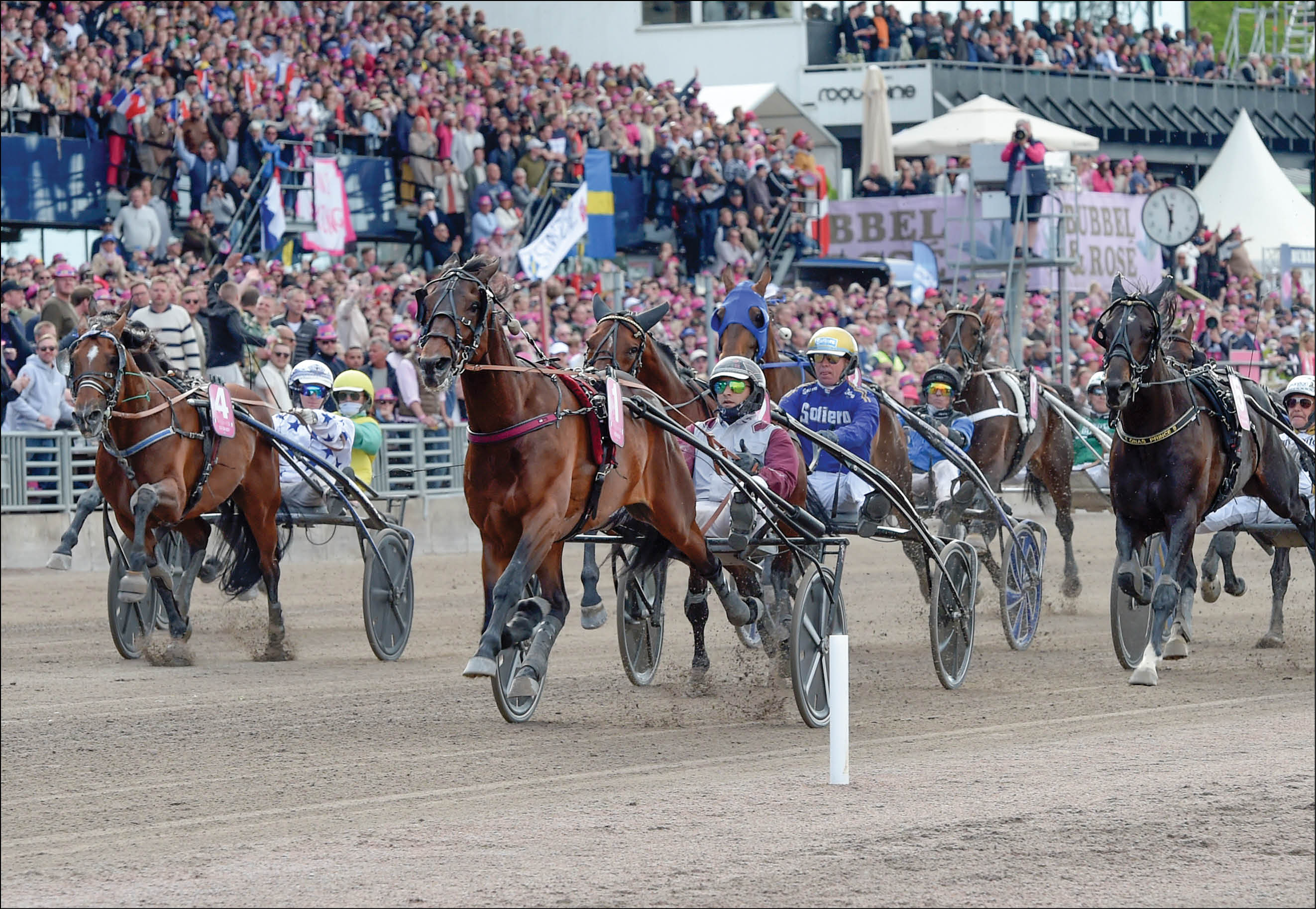 Elitloppet 2023 Hohneck - Gabriele Gelormini - Philippe Allaire  Foto: Lars Jakobsson